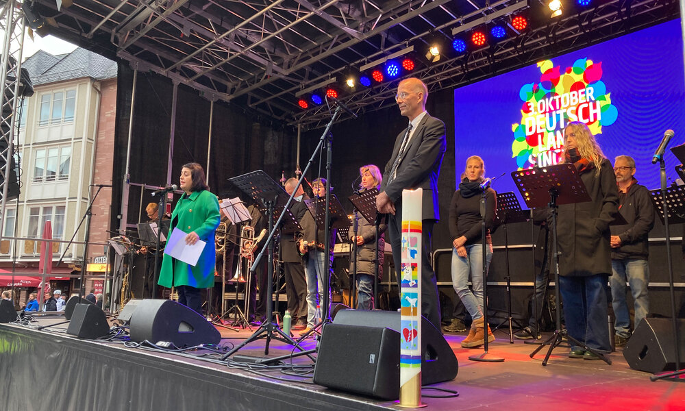 In Frankfurt am Main: „Deutschland singt und klingt“. Foto: Bernd Oettinghaus