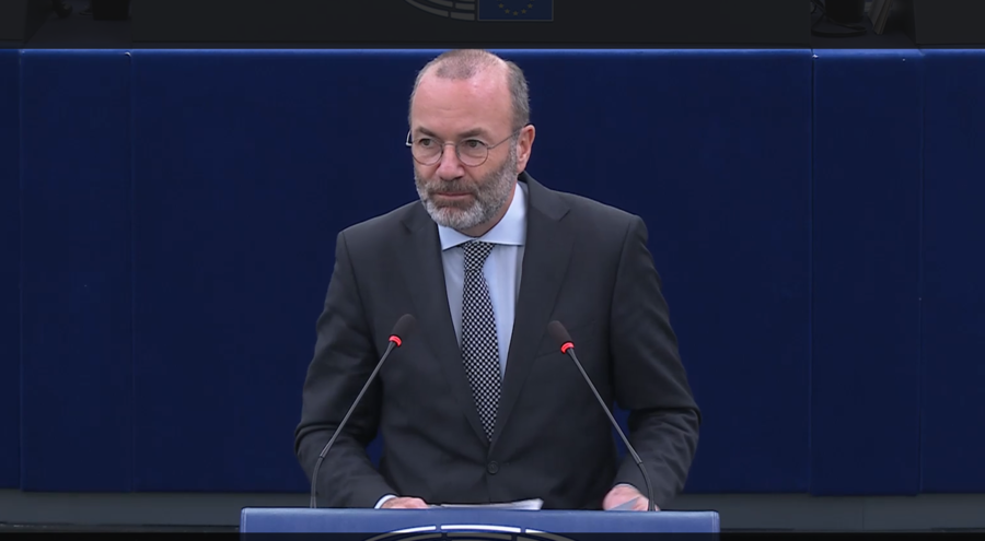 Der EU-Abgeordnete und CSU-Politiker Manfred Weber. Screenshot: europarl.europa.eu