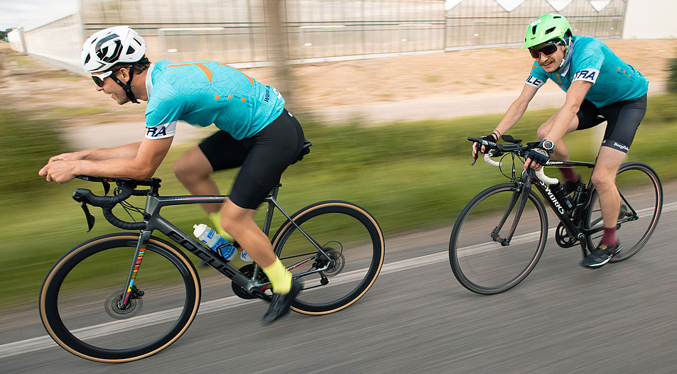 757 Kilometer fuhren die Sportler mit dem Fahrrad. Foto: XtraMile