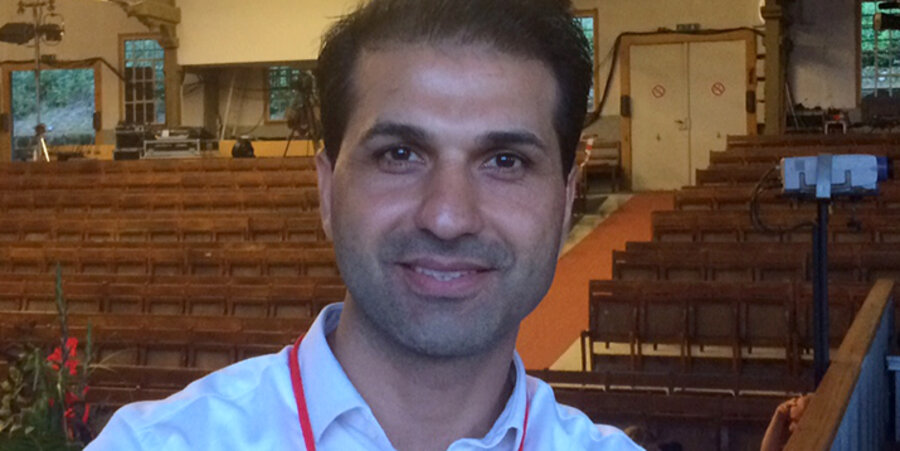 Der aus Syrien stammende Evangelist „Bruder Hussam“. Foto: idea/Städter