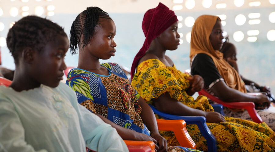 Frauen in einem Workshop zum Thema weibliche Genitalverstümmelung. Foto: Inter-Mission