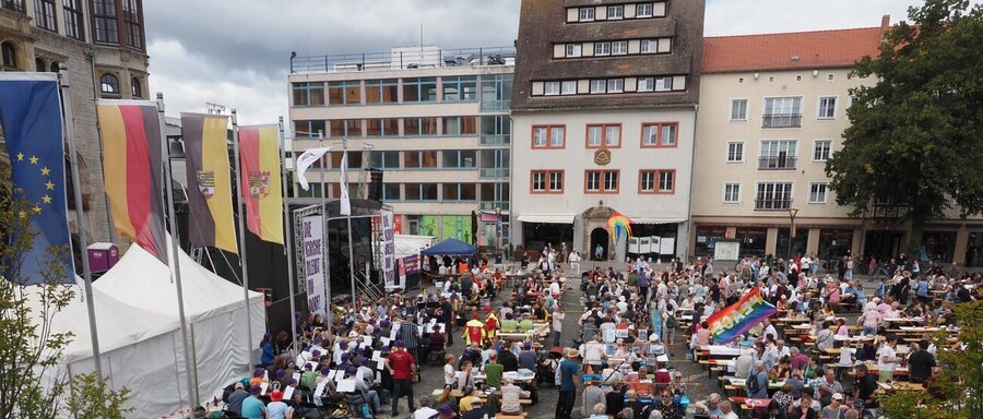 Das Hoffnungskulturfest in Dessau. 