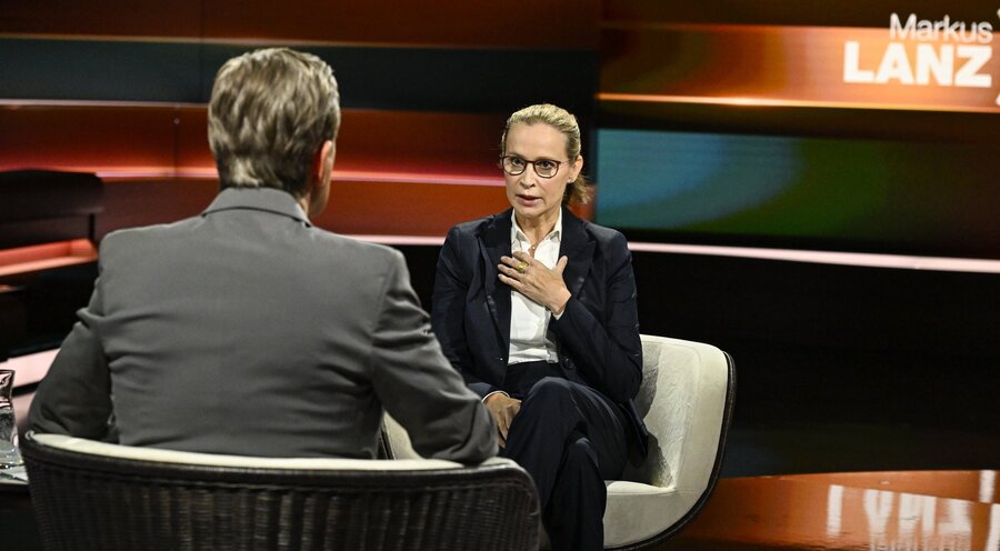 Die von der SPD nominierte Kandidatin als Richterin am Bundesverfassungsgericht, Prof. Frauke Brosius-Gersdorf in der ZDF-Fernsehsendung „Markus Lanz“. Foto: picture alliance / teutopress