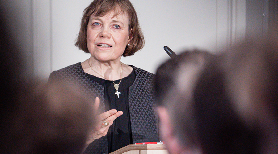 Die EKD-Ratsvorsitzende, Präses Annette Kurschus. Foto: Picture Alliance/Flashpic/Jens Krick