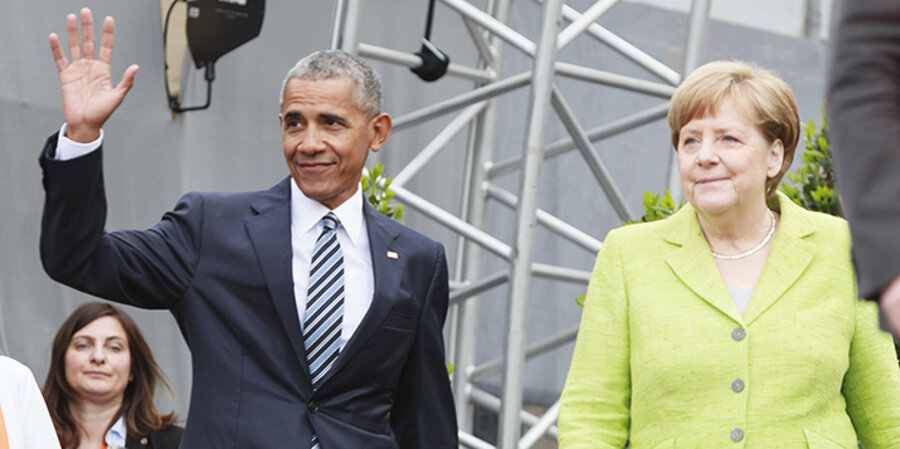 Der ehemalige US-Präsident Barack Obama und Kanzlerin Angela Merkel. Foto: idea