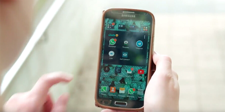 Das Programm „Just Connect“ soll als datensichere Alternative zu Diensten wie „WhatsApp“ oder „Threema“ dienen. Screenshot: YouTube/Landeskirche Hannovers