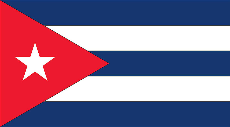 Die kubanische Flagge. Symbolbild: pixabay.com