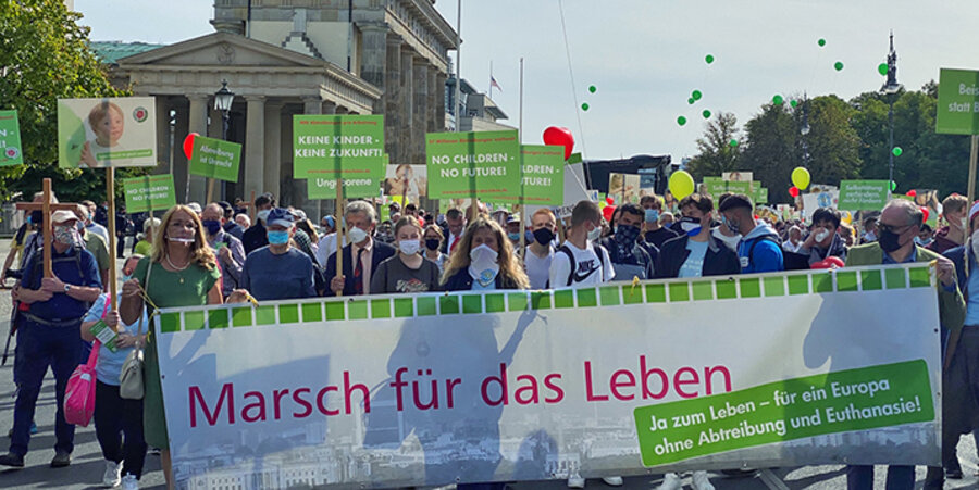 Knapp 3.500 Teilnehmer kamen nach Veranstalterangaben nach Berlin. Foto: idea/kairospress