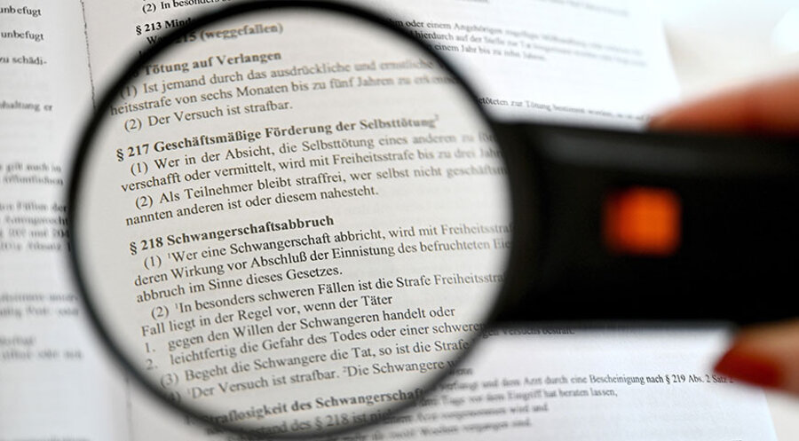 96 Prozent der Schwangerschaftsabbrüche ging eine Beratung voraus, wie es der Paragraf 218 vorsieht. Foto: picture alliance/epd-Bild/Heike Lyding 