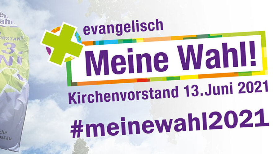 Eine Grafik zur Kirchenvorstandswahl 2021 der EKHN. Foto: EKHN/Karsten Fink