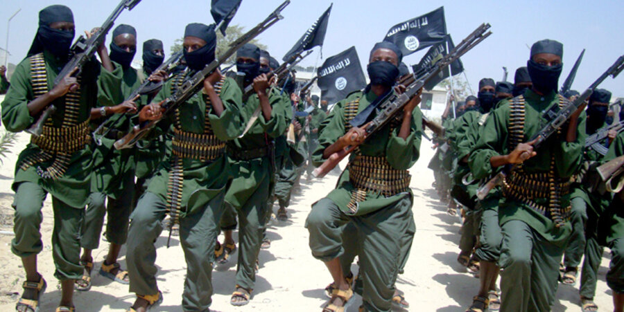 Die somalische Miliz El Shabab. Foto: picture-alliance/AP Photo