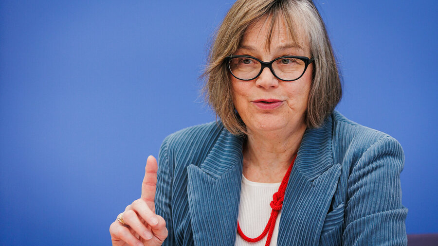 Die Präsidentin der katholischen Caritas, Eva Maria Welskop-Deffaa. 