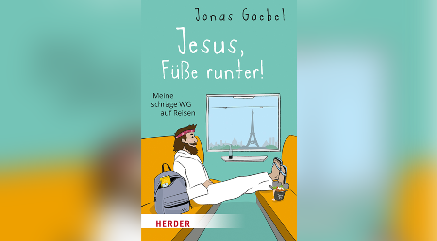 Das Buchcover von „Jesus, Füße runter!“. Foto: Herde