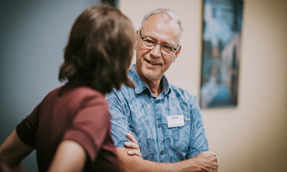 Ulrich Neuenhausen bei der Mitgliederversammlung