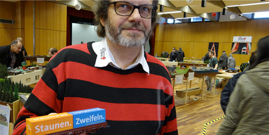 Der Vorsitzende des Vereins „Christliches Modellbahn Team“, Botho Heinz. Foto: idea/Rösler