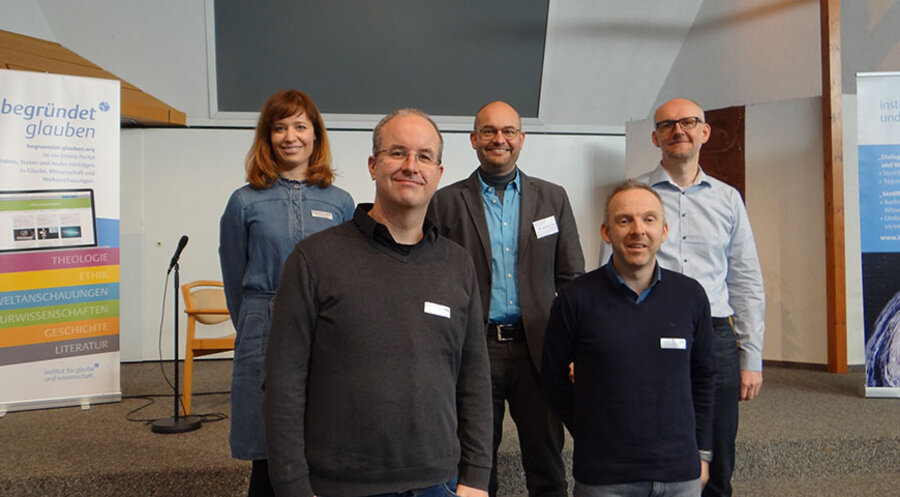 V.l.: Die Referenten Julia Garschagen, Matthias Clausen, Alexander Fink, Stephan Lange und Torsten Uhlig. Foto: IDEA/ Klaus Rösler