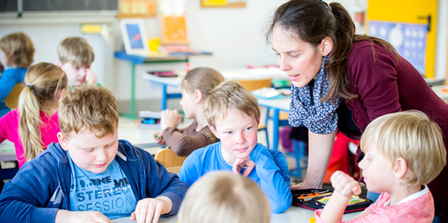 Christliche Schulen erfreuen sich wachsender Beliebtheit. Im Bild: Unterricht an der Freien Evangelischen Grundschule Stemwede. Foto: FEGS Stemwede/Jenny Giesbrecht