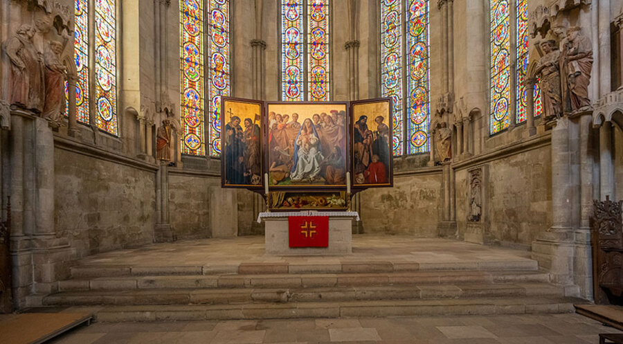 Der Marienaltar im Naumburger Dom. Foto: Vereinigte Domstifter/ Falko Matte/ VG Bildkunst Bonn