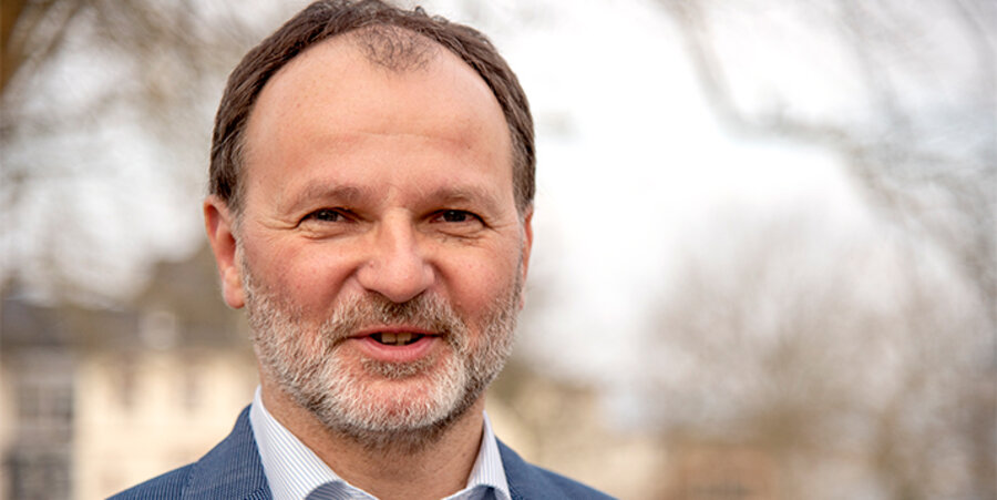 Joachim Grubert ist Pfarrer der evangelischen Kirchengemeinden Weidenhausen-Volpertshausen-Vollnkirchen und Niederwetz/Reiskirchen. Foto: IDEA/ Alexander Stambke