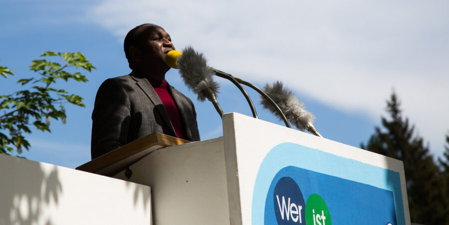 Der Leiter des Europäischen Instituts für Migration, Integration und Islamthemen, Yassir Eric. Foto: CVJM Bobengrün