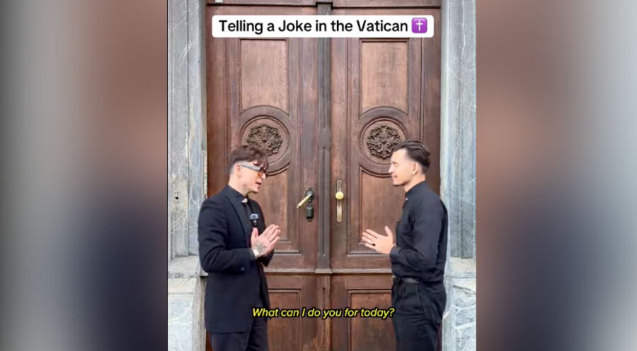 Hinter dem Comedy-Kanal steckt unter anderem der Österreicher Elija Kulmer (links). Screenshot: TikTok/Sanctus Delicti