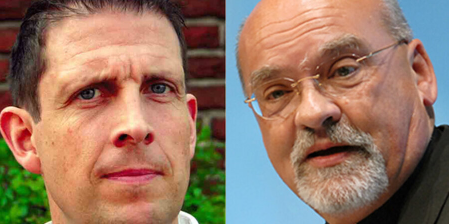 v.l.: Der Pastor an der evangelischen St.-Martini-Kirchengemeinde in Bremen, Olaf Latzel und der frühere Braunschweiger Domprediger Joachim Hempel. Fotos: Privat, idea/kairospress
