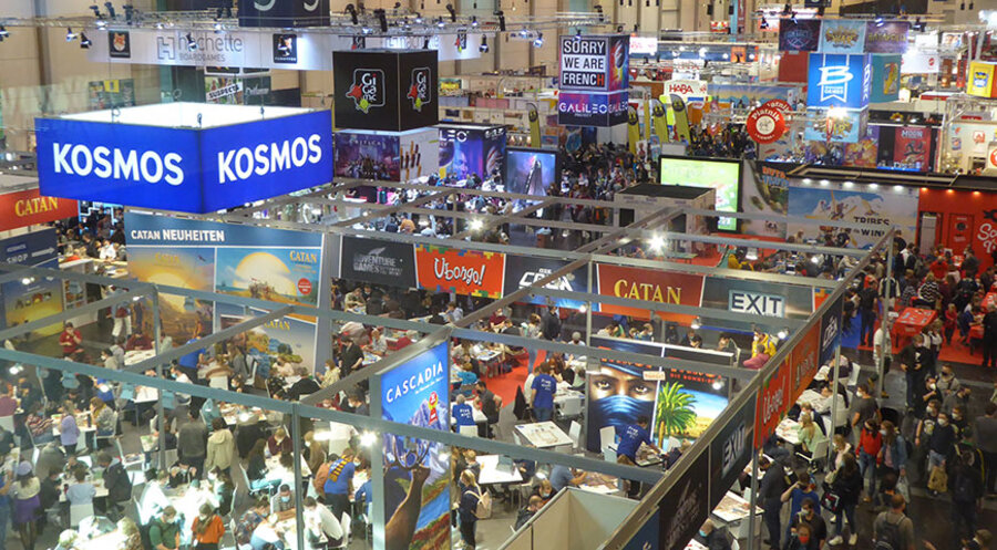 Die größte Spielemesse der Welt: die „SPIEL“ in Essen. Foto: Friedhelm Merz Verlag