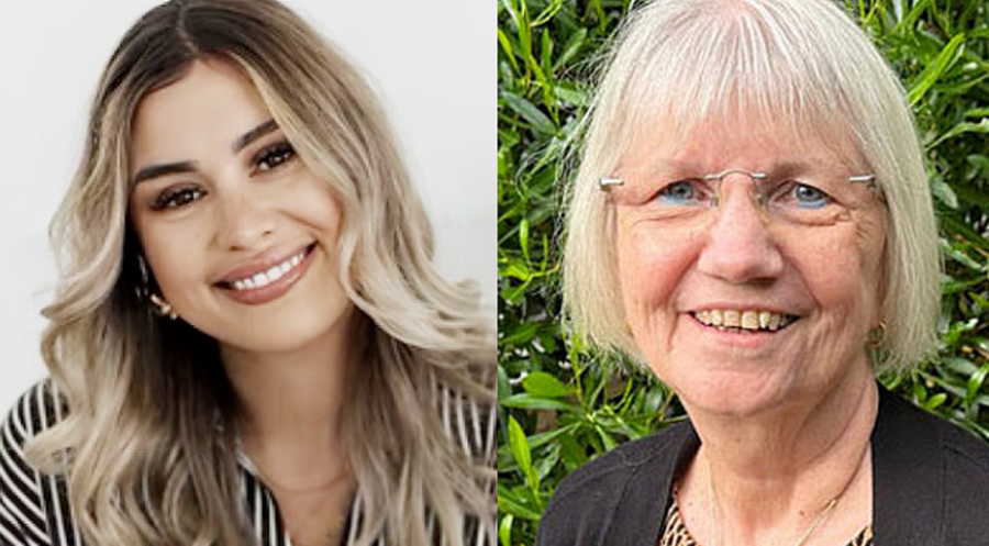 Die christliche Influencerin Jasmin Friesen vertritt die Pro- und die Theologin Elke Werner die Kontra-Position. Fotos: privat