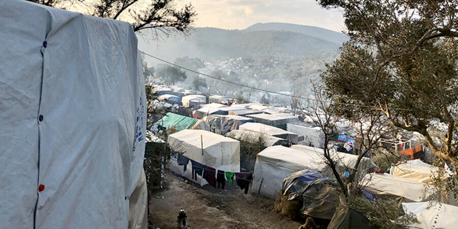 Erst kürzlich brach im Flüchtlingslager Moria ein Feuer aus. Foto: Uwe Heimowski