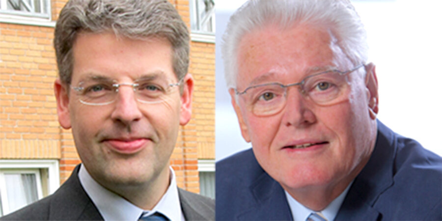 v. l.: Der Generalsekretär des Gnadauer Verbandes, Frank Spatz, und der Sprecher des Netzwerks Bibel und Bekenntnis, Ulrich Parzany. Fotos: idea/Starke / SCM Hänssler