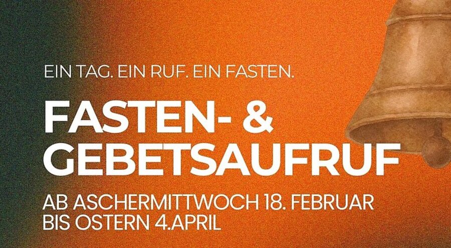 Damit soll jeder Tag in der Fastenzeit mit gemeinsamen Gebet und Fasten für ein Eingreifen Gottes abgedeckt werden. Foto: Runder Tisch Gebet