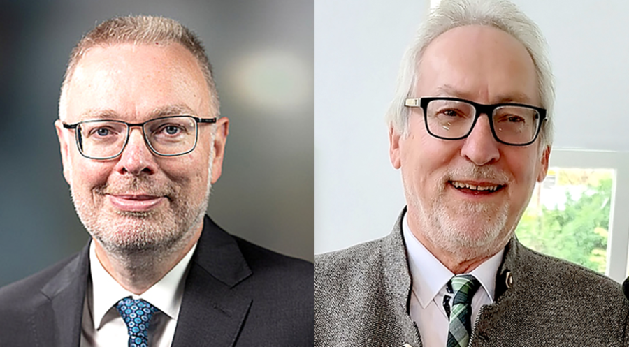 Ein Thema, zwei Meinungen: Prälat Burkhard zur Nieden (li) und Pfarrer Friedhelm Maurer / Fotos: medio.tv Schauderna/IDEA David Wengenroth