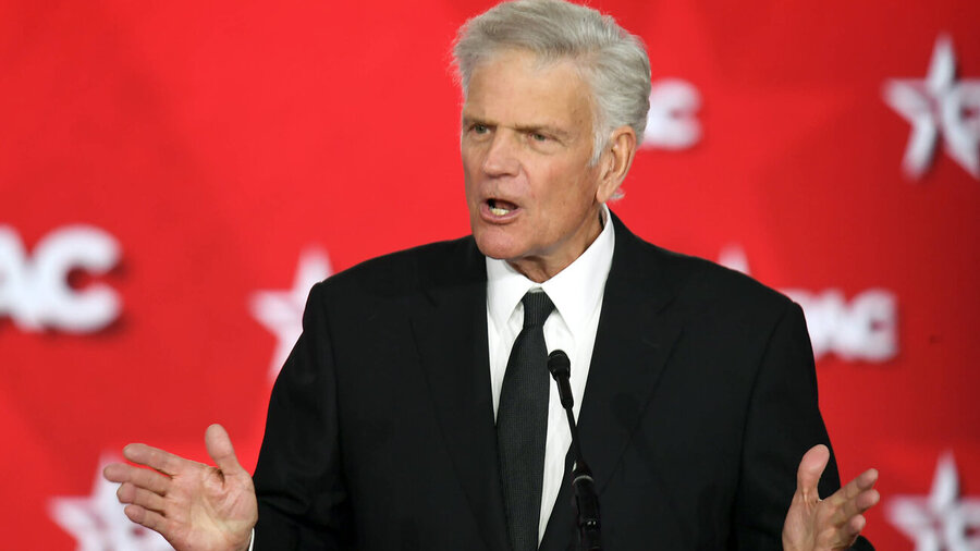 Der US-Evangelist Franklin Graham – er ist der Sohn des verstorbenen Billy Graham. 