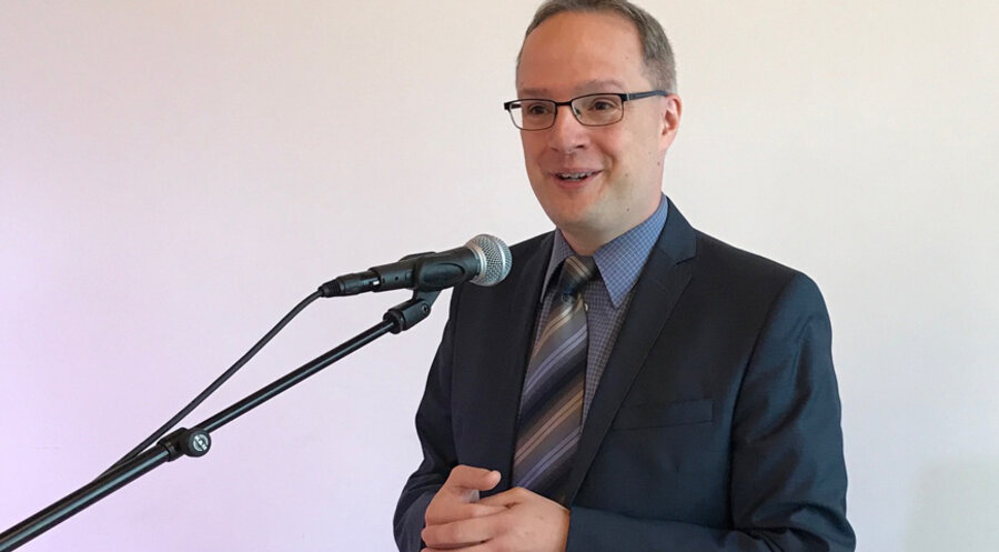 Der stellvertretende Vorsitzende des Bibelbundes, Daniel Facius. Foto: IDEA/David Wengenroth