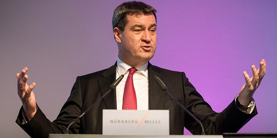 Der Bayerische Staatsminister der Finanzen, Markus Söder. Foto: idea/kairospress